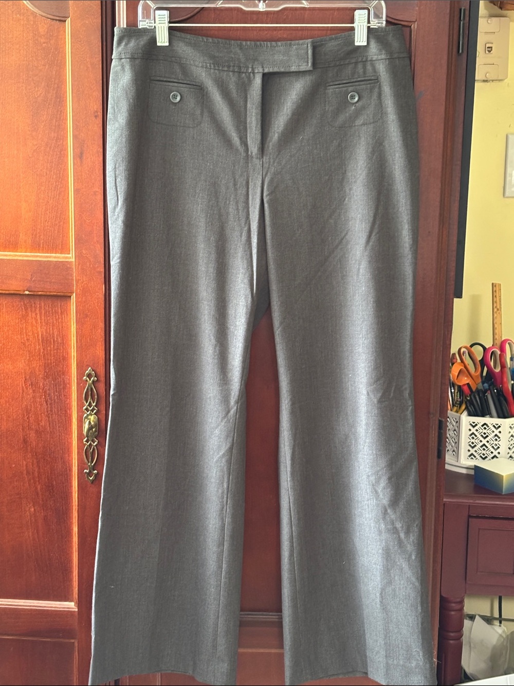 Ann Taylor Loft petites Ann style gray trousers